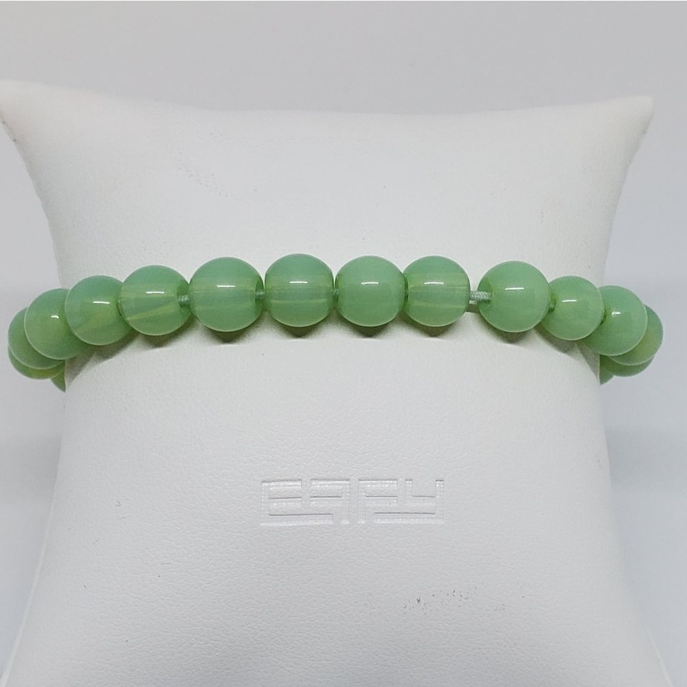 Green Stone Beaded Bracelet